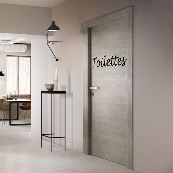 Exemple de stickers muraux: Toilettes  Lucida 